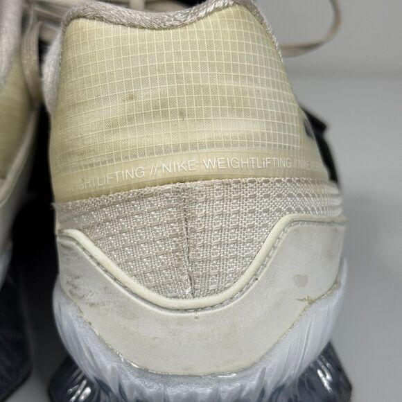 Nike Weightlifting Shoes Mens 12 White Romaleos 4 CrossFit Fitness main image 7